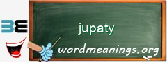 WordMeaning blackboard for jupaty